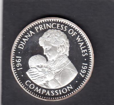 Beschrijving: 20 Dollar DIANA COMPASSION  unlisted